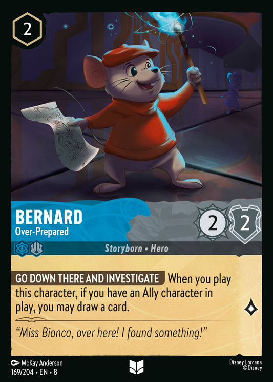 Bernard - Over-Prepared - Uncommon Lorcana Card