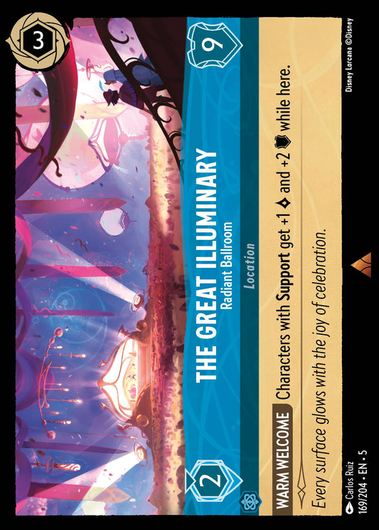 The Great Illuminary - Radiant Ballroom - Rare Lorcana Card