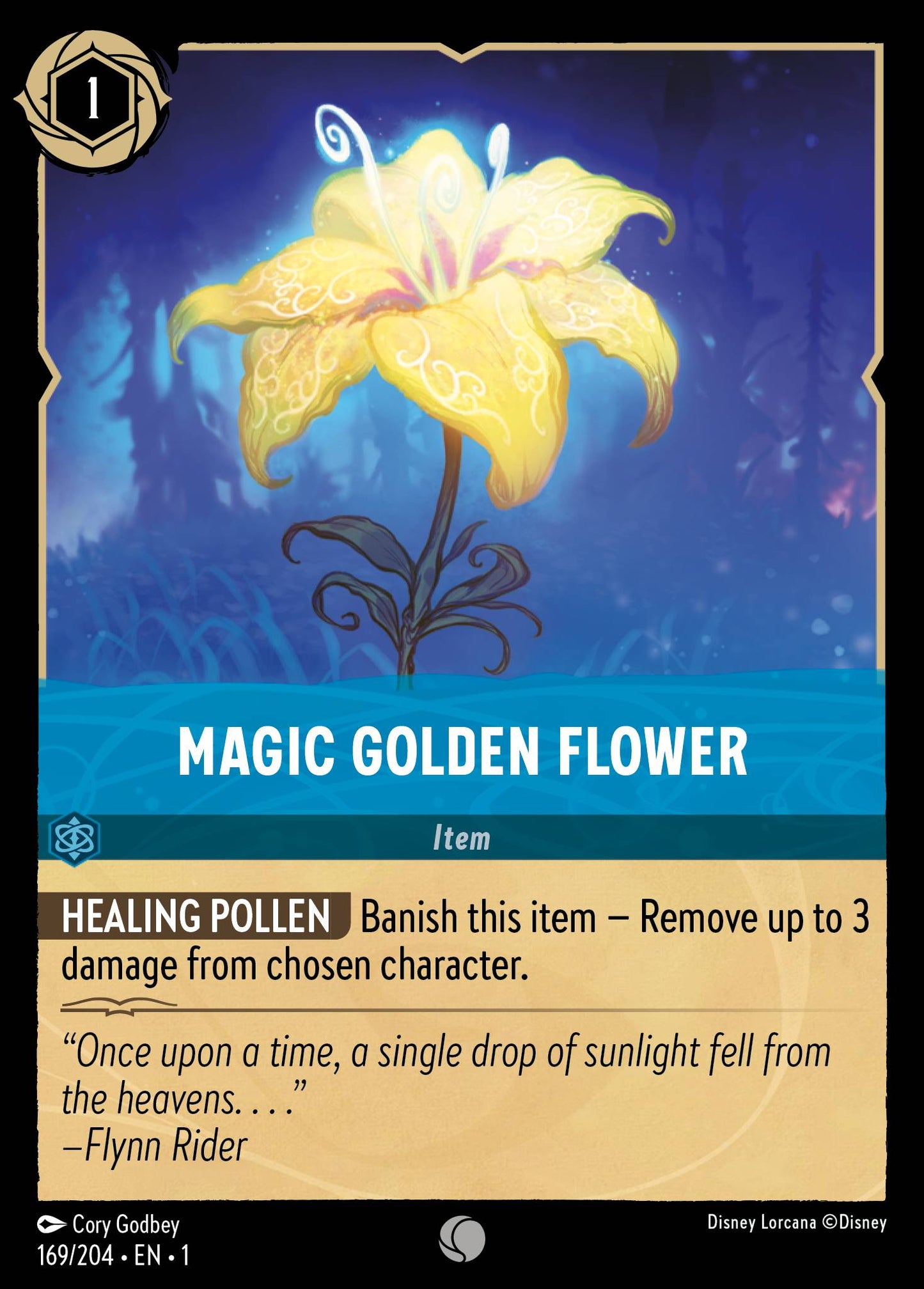 Magic Golden Flower - Common Lorcana Card