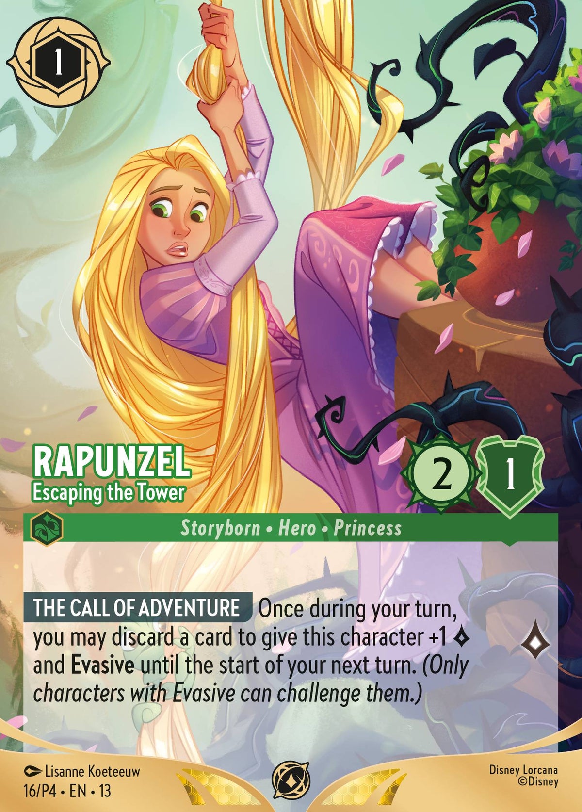 Rapunzel - Escaping the Tower - Set Champs Promo (16/P4)