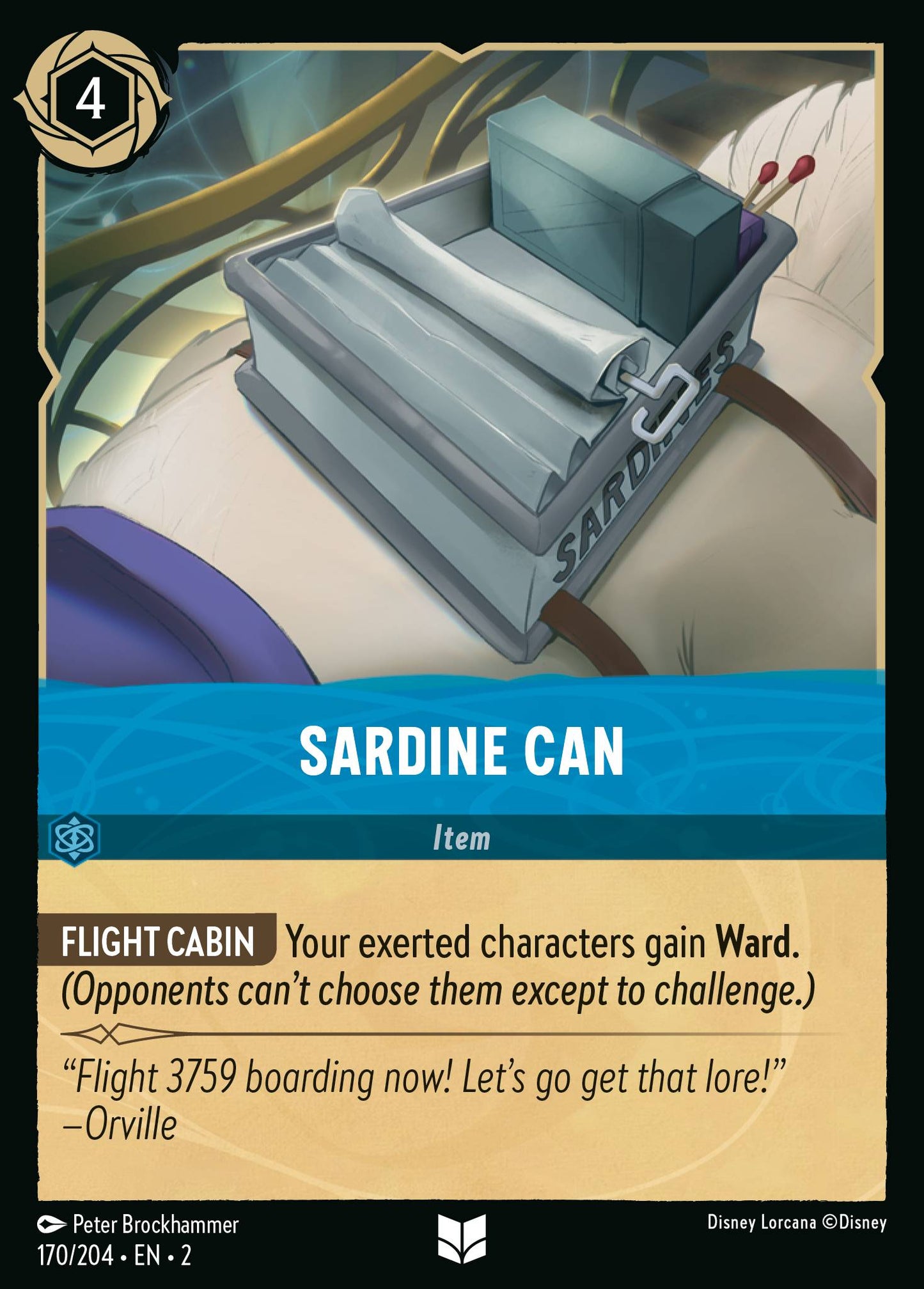 Sardine Can - Uncommon Lorcana Card