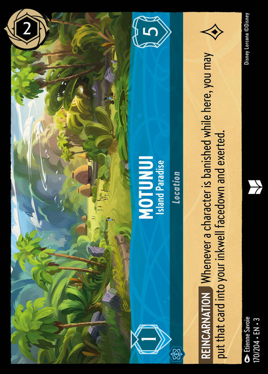 Motunui - Island Paradise - Uncommon Lorcana Card
