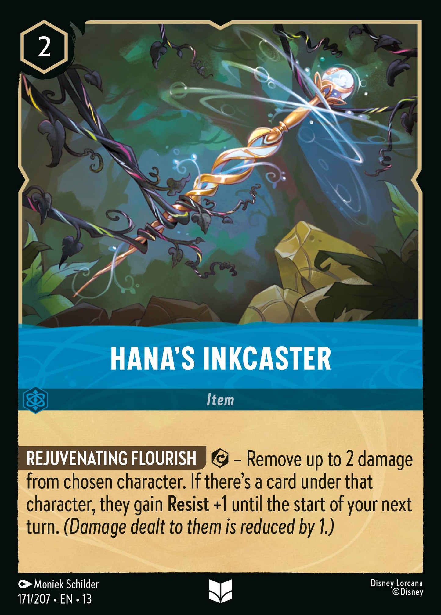 Hana's Inkcaster - Uncommon Lorcana Card