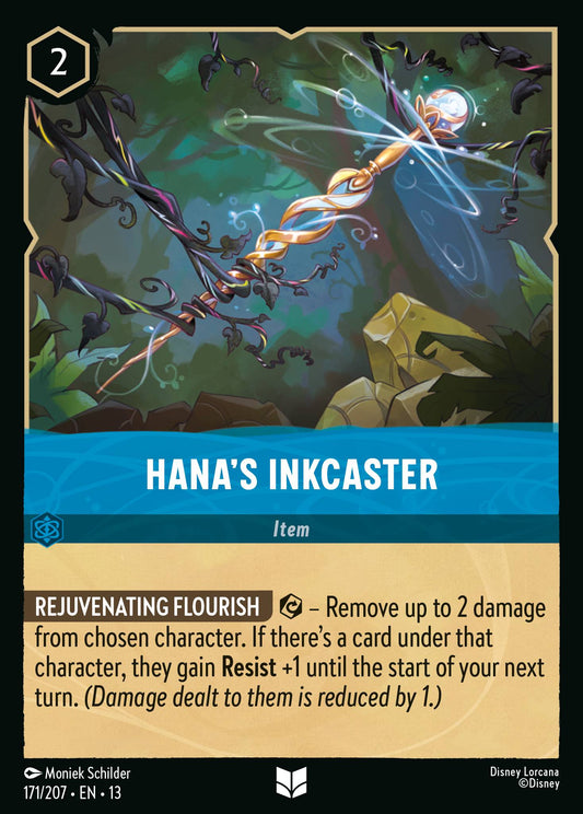 Hana's Inkcaster - Uncommon Lorcana Card
