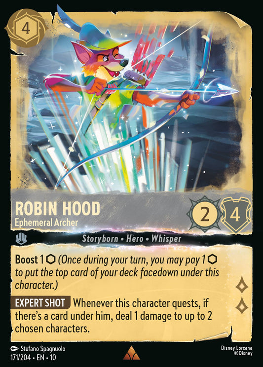 Robin Hood - Ephemeral Archer - Rare Lorcana Card
