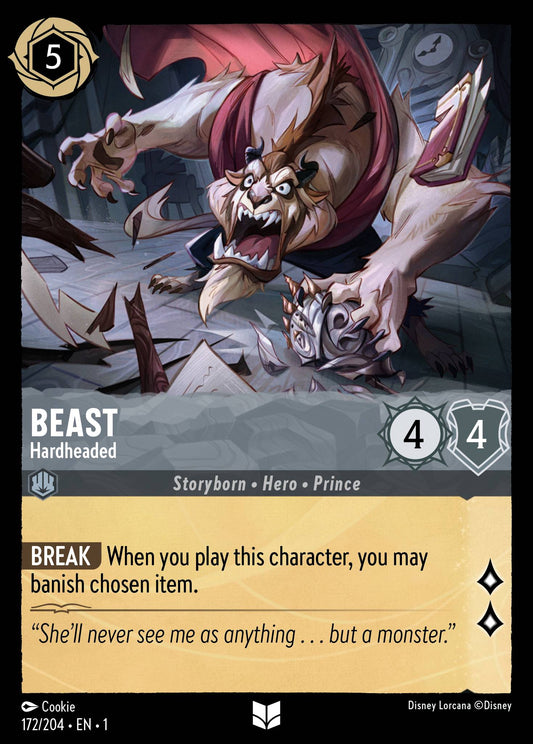 Beast - Hardheaded - Uncommon Lorcana Card