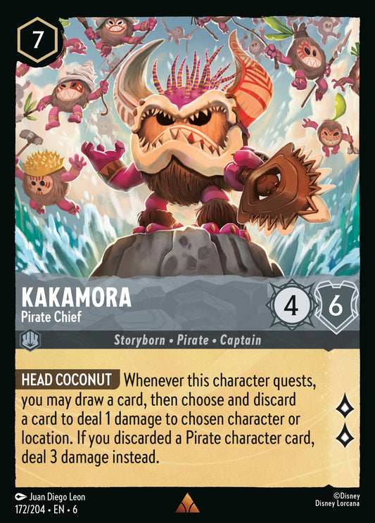 Kakamora - Pirate Chief - Rare Lorcana Card