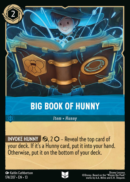 Big Book of Hunny - Uncommon Lorcana Card
