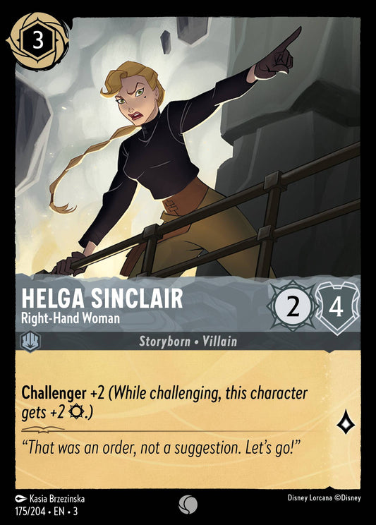 Helga Sinclair - Right-Hand Woman - Common Lorcana Card