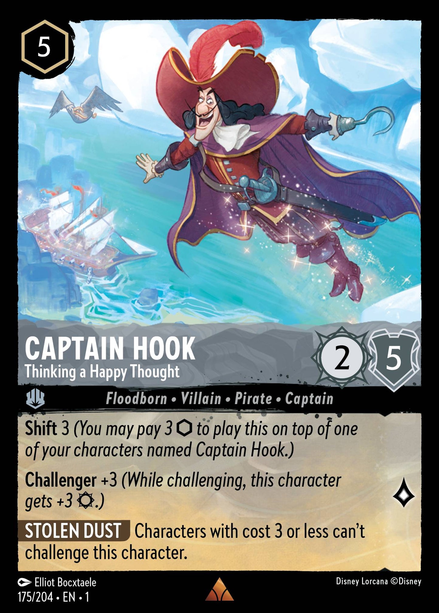 Captain Hook - Thinking a Happy Thought (Rare)