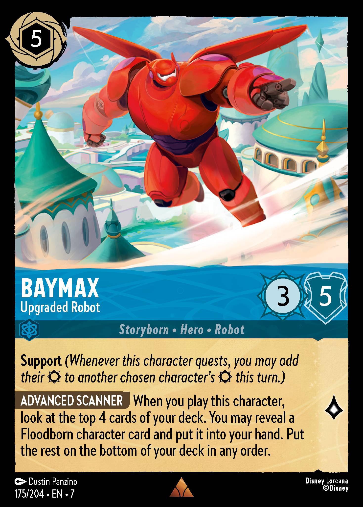 Baymax - Upgraded Robot - Rare Lorcana Card