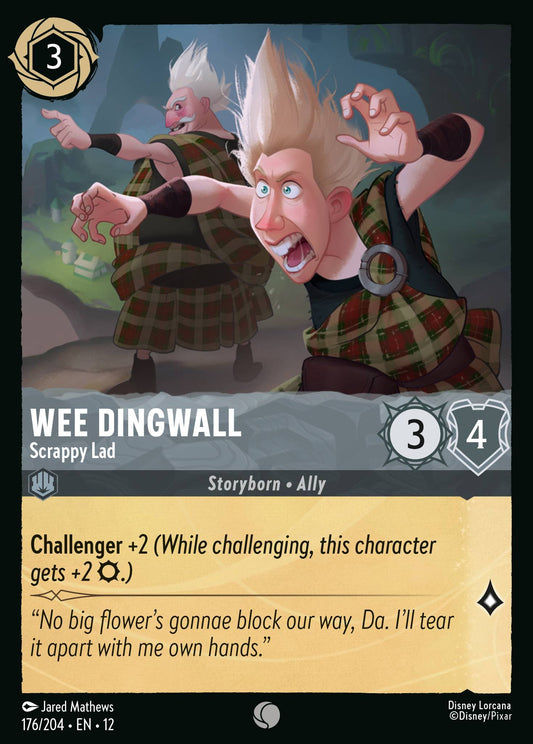 Wee Dingwall - Scrappy Lad - Common Lorcana Card