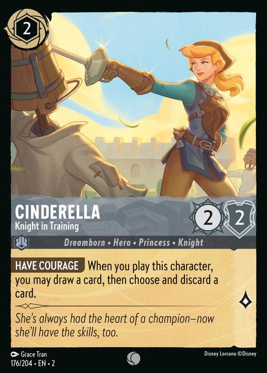 Cinderella - Knight in Training - Disney Lorcana Card