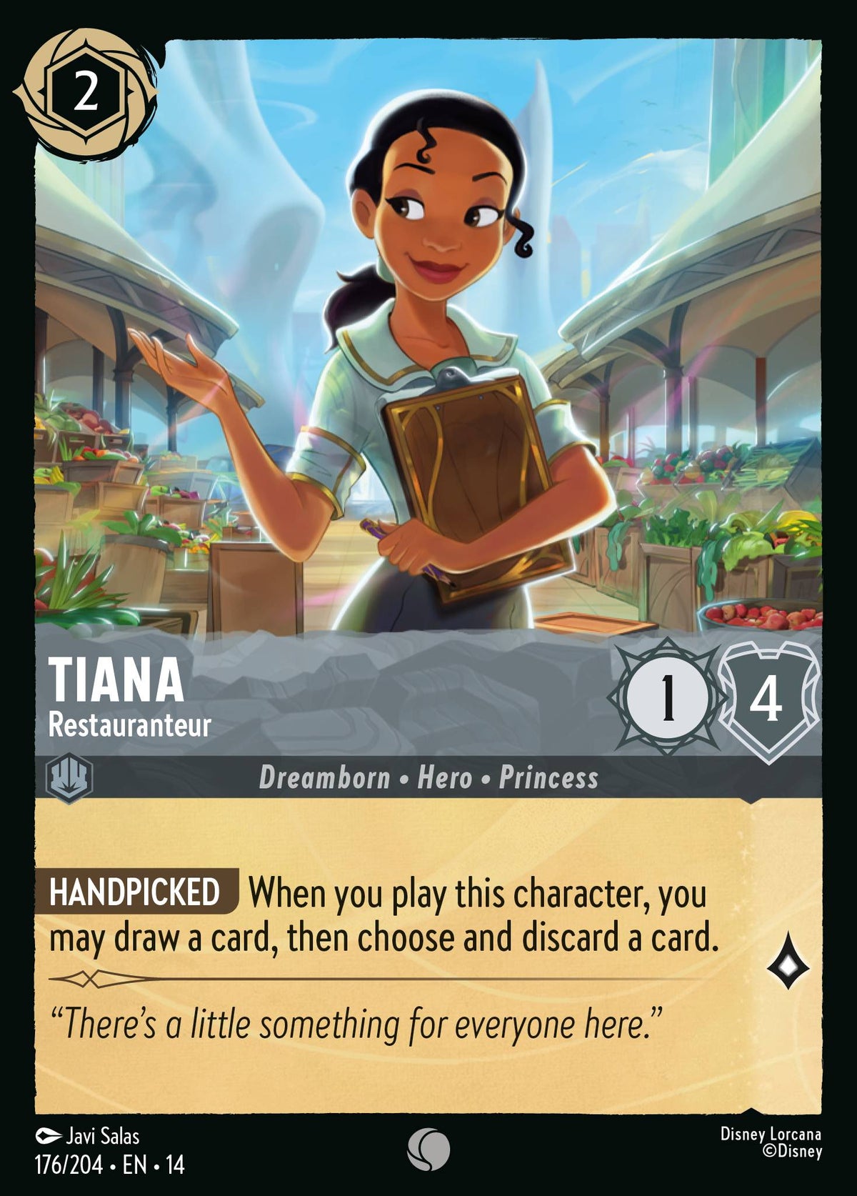 Tiana - Restauranteur - Common Lorcana Card