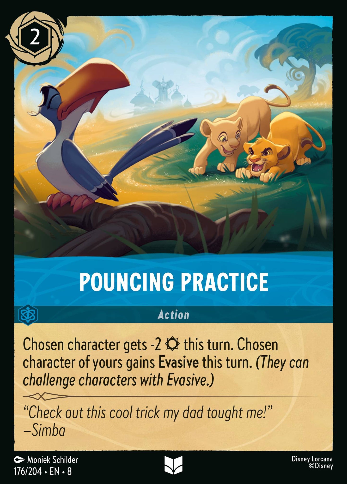 Pouncing Practice - Uncommon Lorcana Card