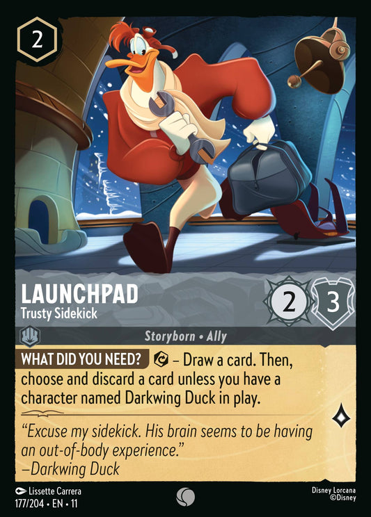 Launchpad - Trusty Sidekick - Common Lorcana Card