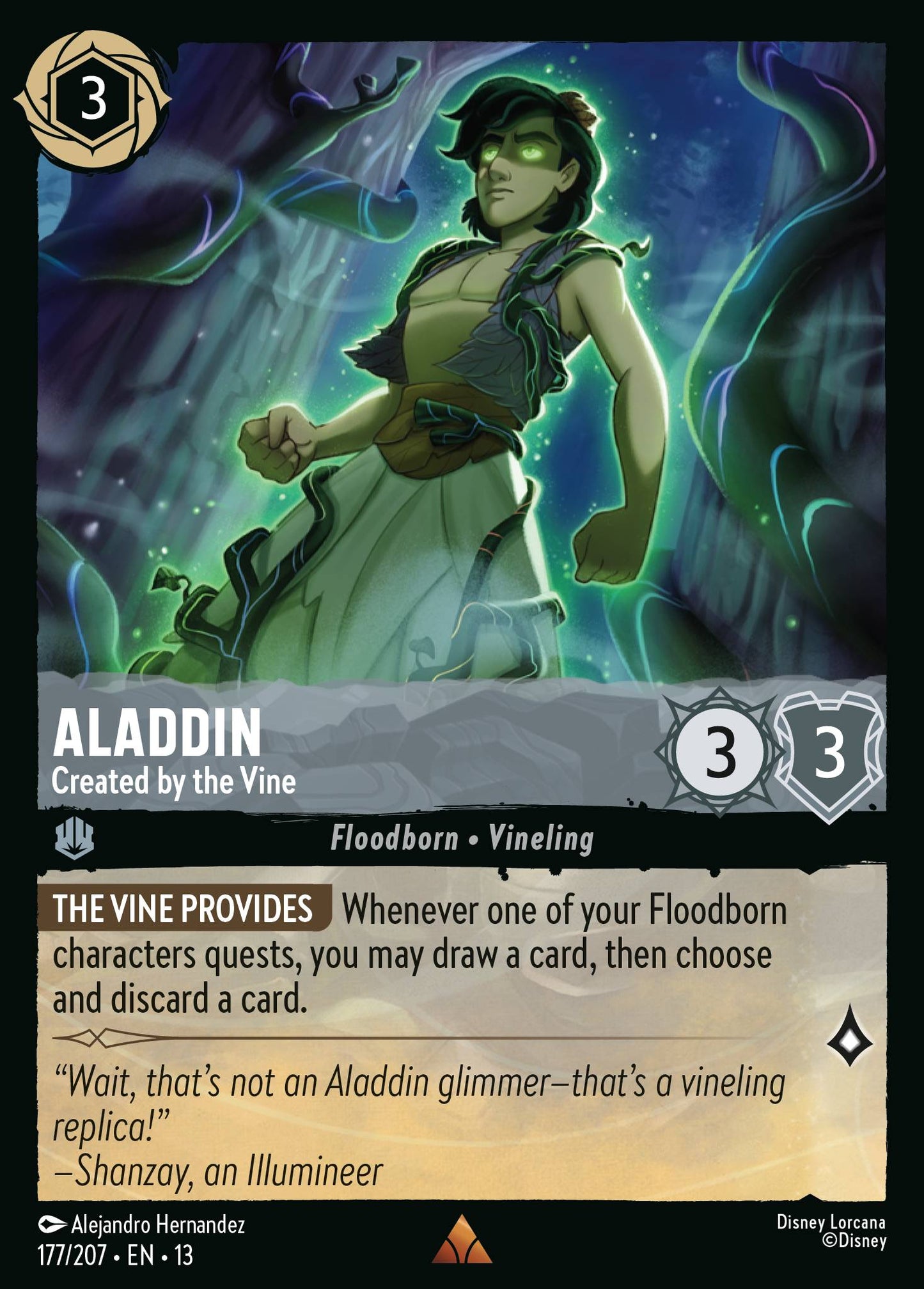 Aladdin - Created by the Vine (Rare)