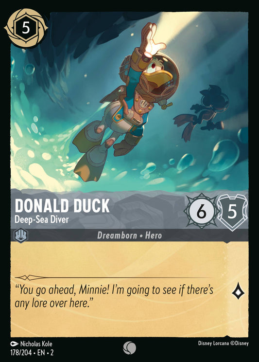 Donald Duck - Deep-Sea Diver - Common Lorcana Card