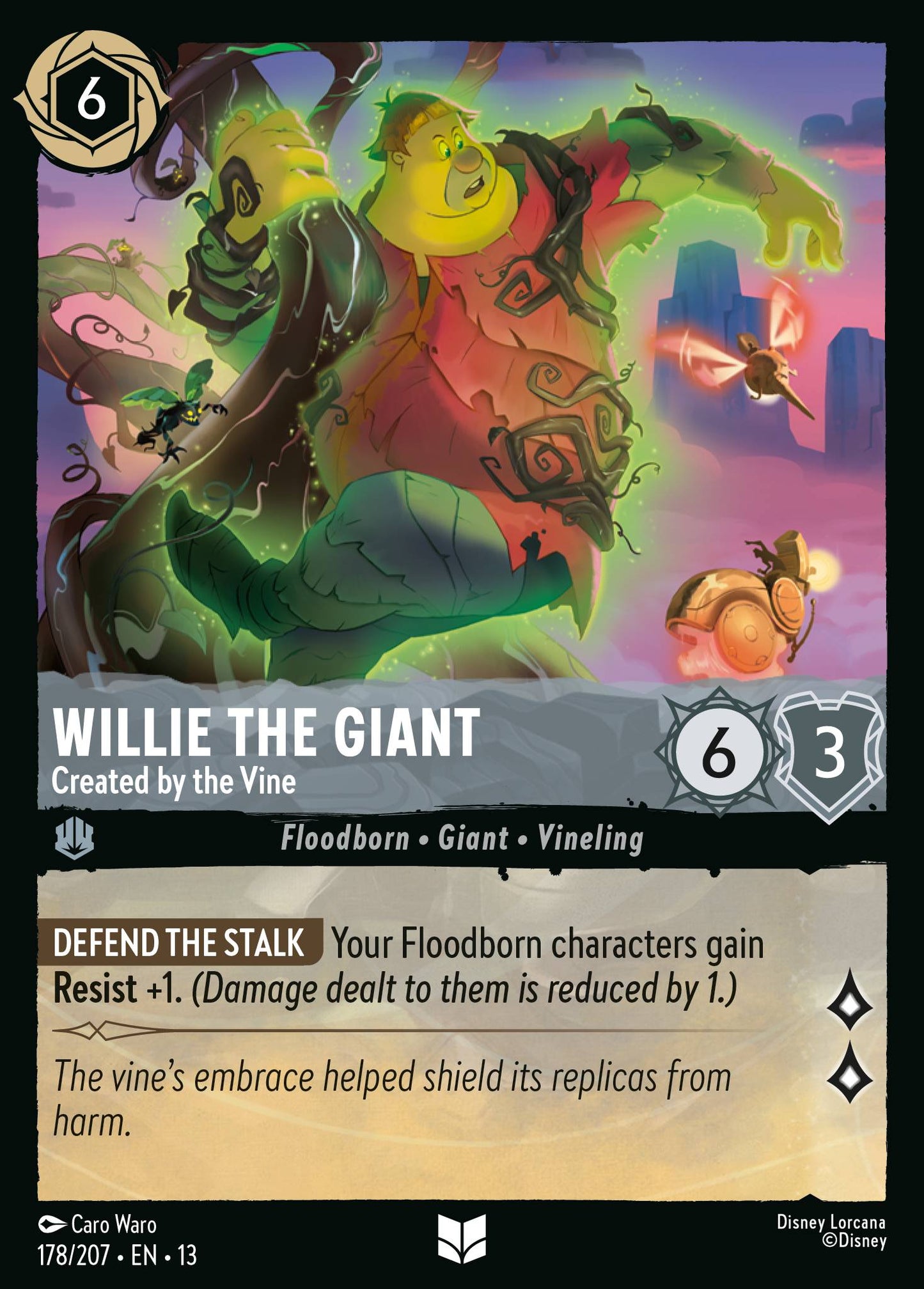 Willie the Giant - Created by the Vine - Disney Lorcana