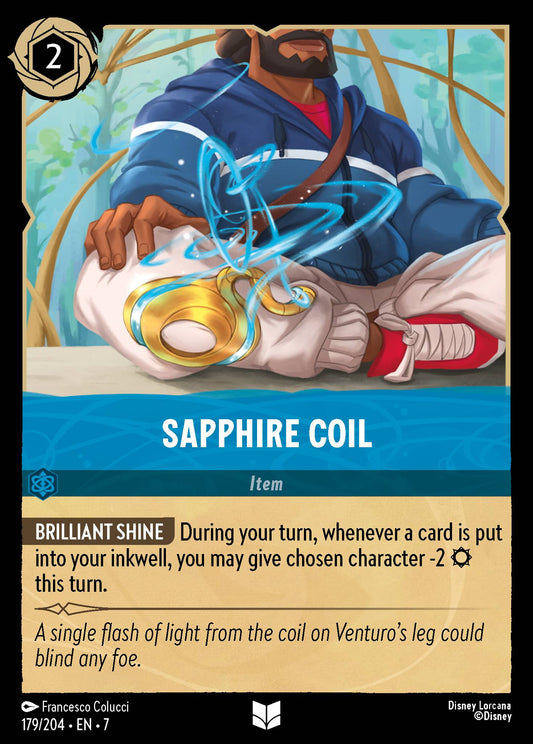 Sapphire Coil - Uncommon Lorcana Card