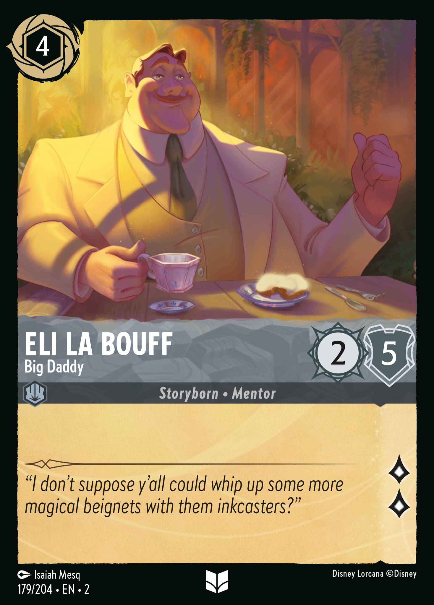 Eli La Bouff - Big Daddy - Uncommon Lorcana Card
