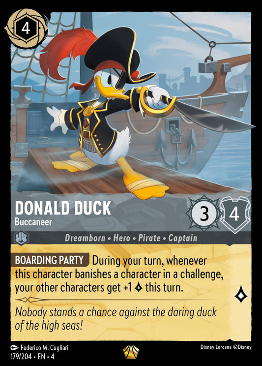 Donald Duck - Buccaneer - Legendary Lorcana Card