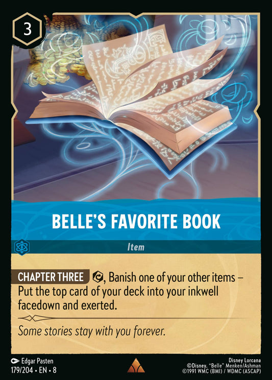Belle's Favorite Book - Rare Lorcana Card