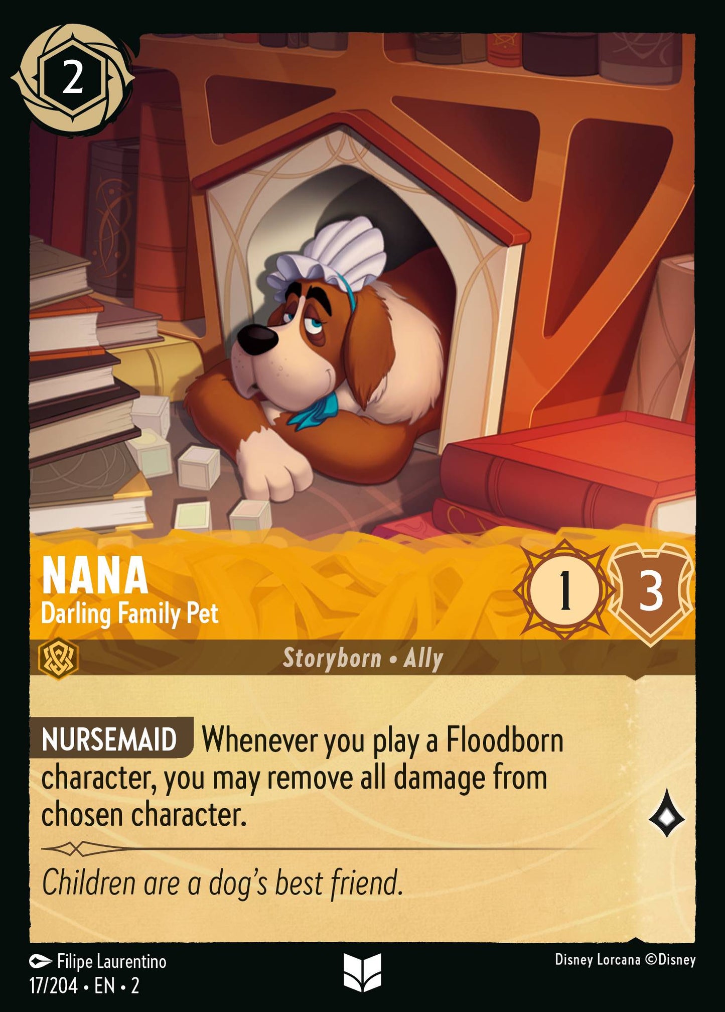 Nana - Darling Family Pet - Uncommon Lorcana Card