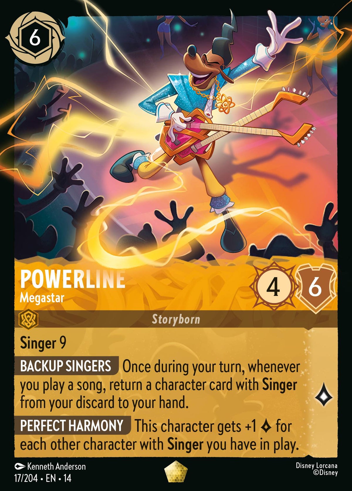 Powerline - Megastar - Legendary Lorcana Card