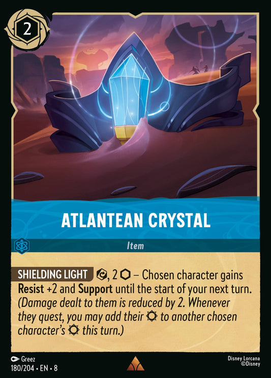 Atlantean Crystal - Rare Lorcana Card
