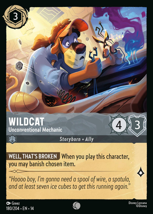 Wildcat - Unconventional Mechanic - Common Lorcana Card