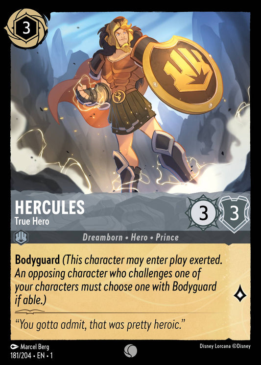 Hercules - True Hero - Common Lorcana Card