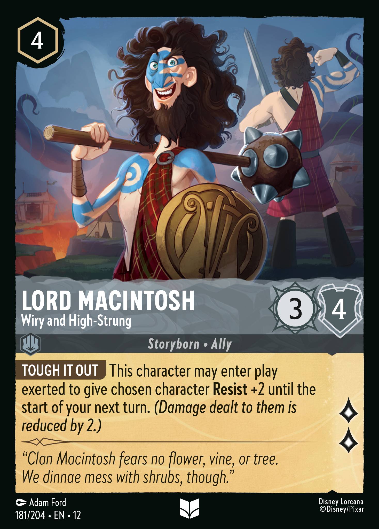 Lord Macintosh - Wiry and High-Strung - Uncommon Lorcana Card