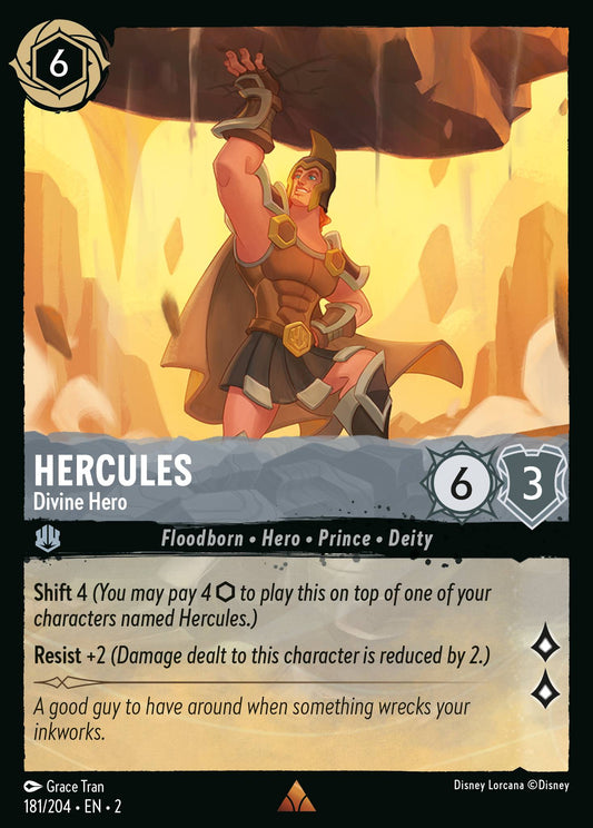 Hercules - Divine Hero - Rare Lorcana Card