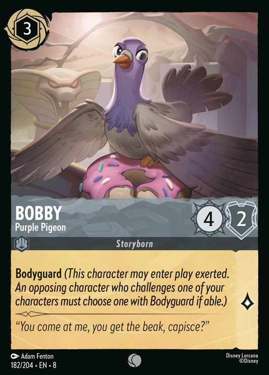 Bobby - Purple Pigeon - Common Lorcana Card