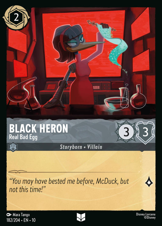 Black Heron - Real Bad Egg - Uncommon Lorcana Card