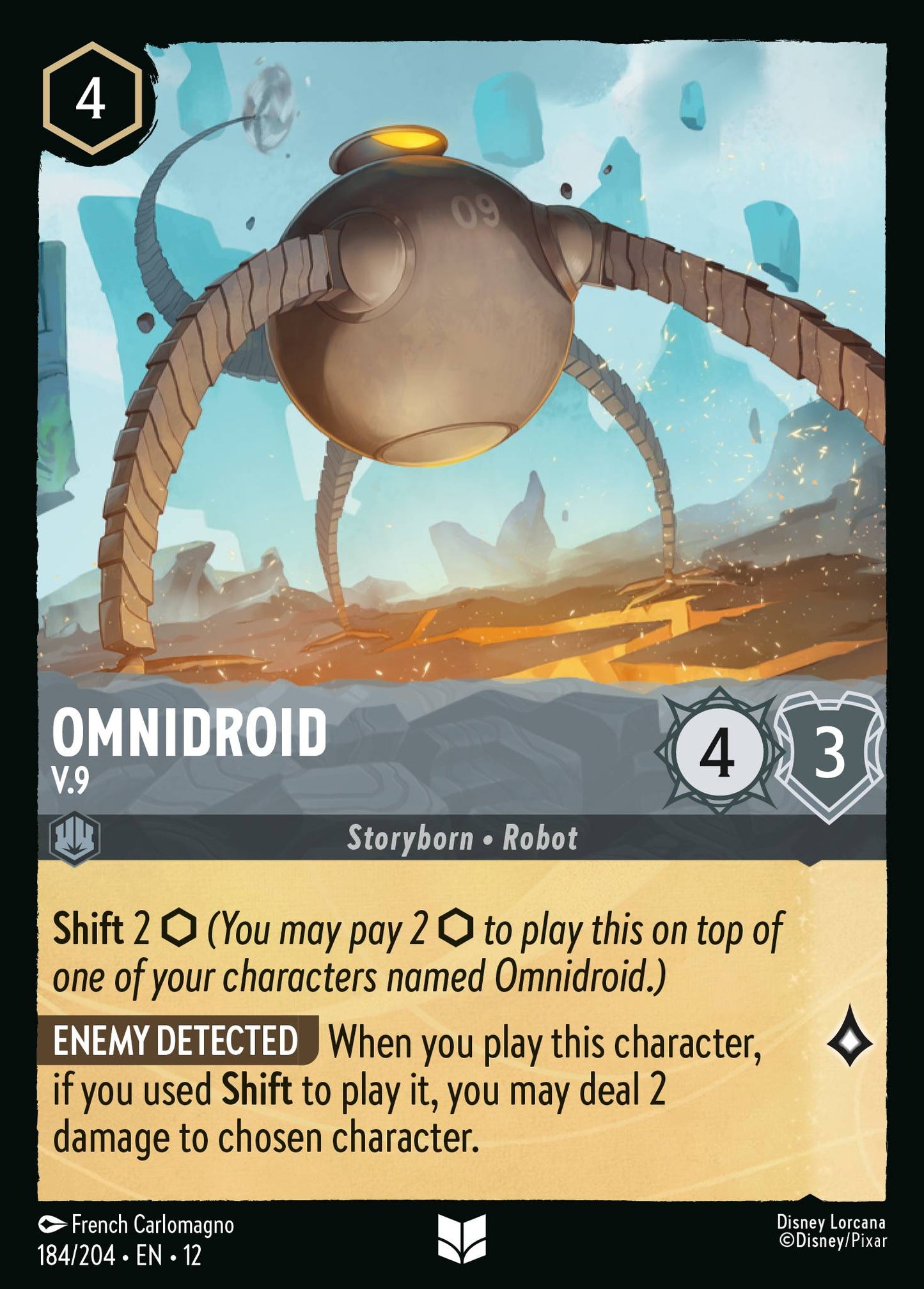 Omnidroid - V.9 - Uncommon Lorcana Card