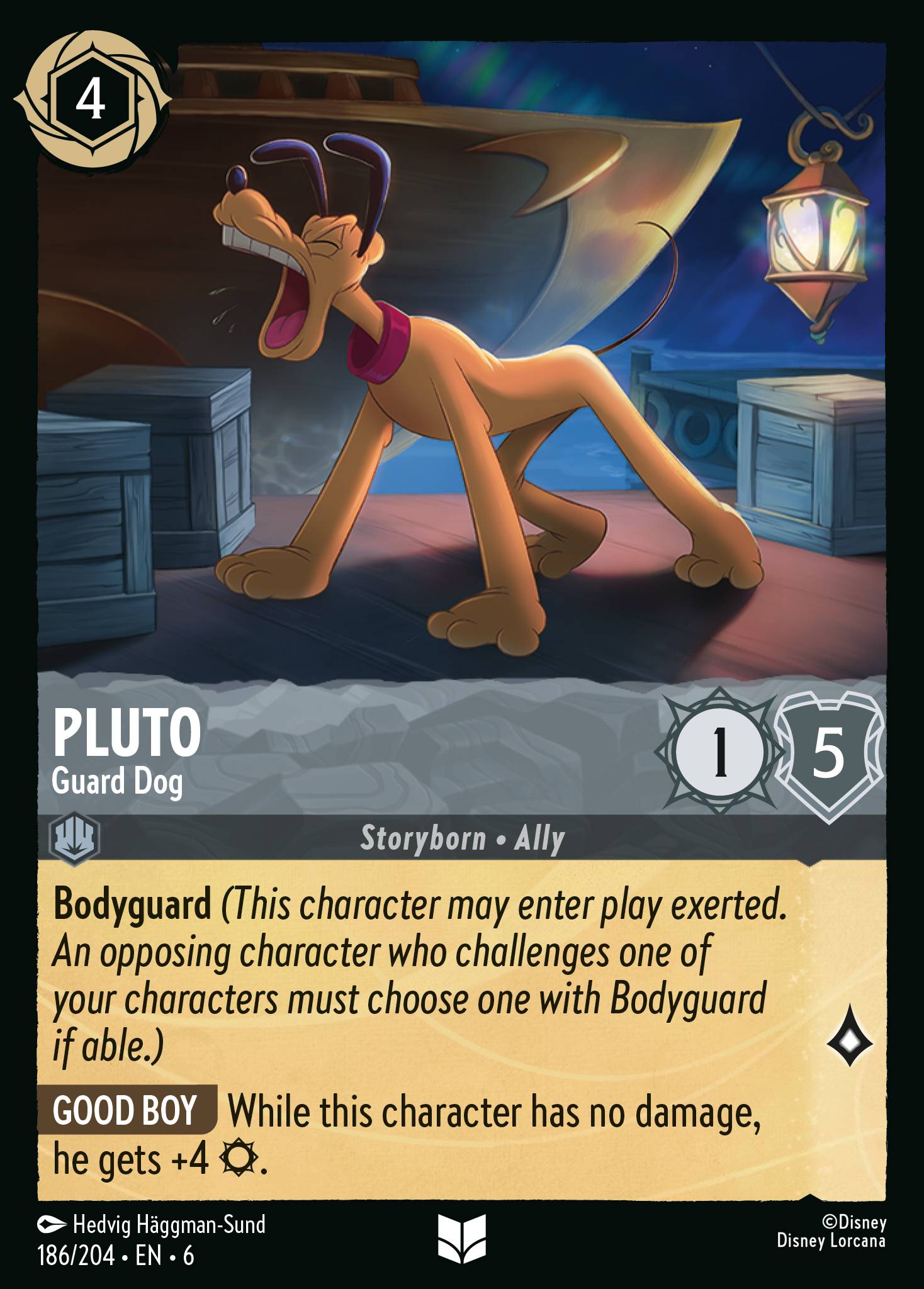 Pluto - Guard Dog - Uncommon Lorcana Card