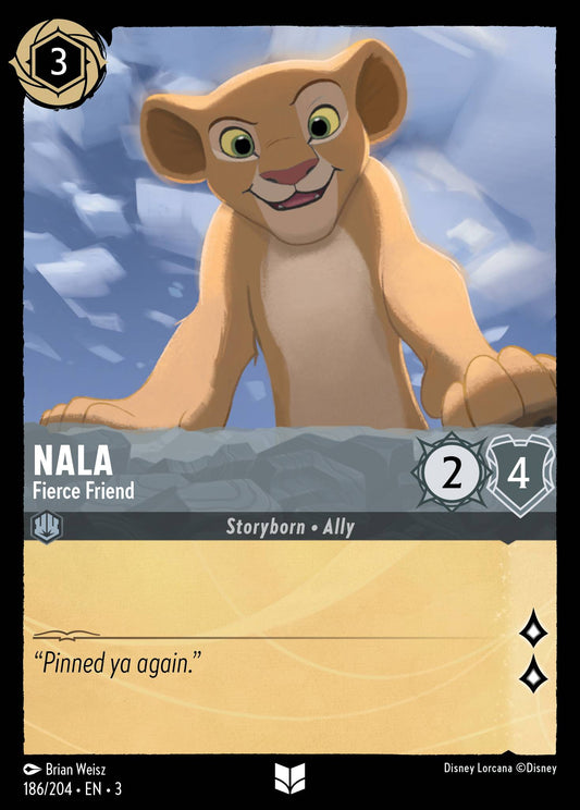 Nala - Fierce Friend - Uncommon Lorcana Card
