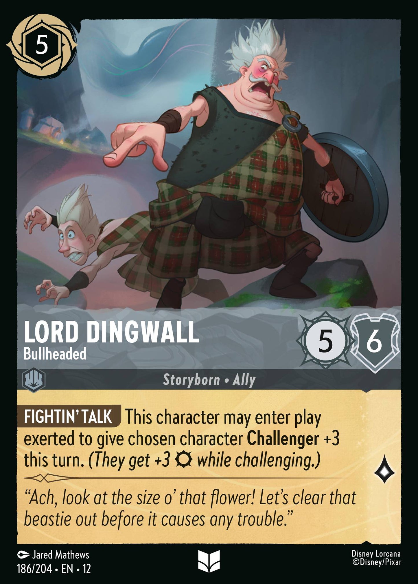 Lord Dingwall - Bullheaded - Uncommon Lorcana Card