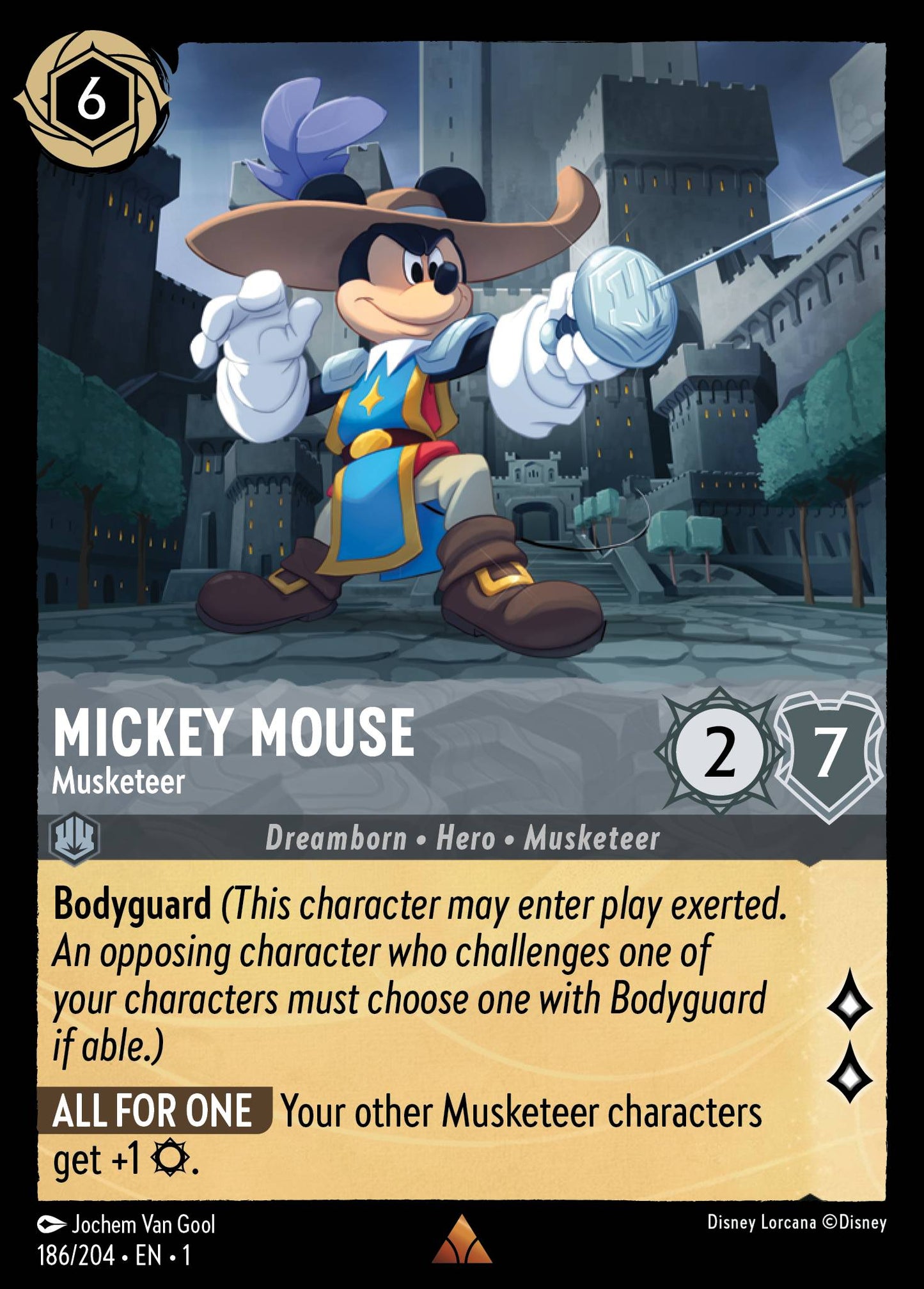 Mickey Mouse - Musketeer - Disney Lorcana Card