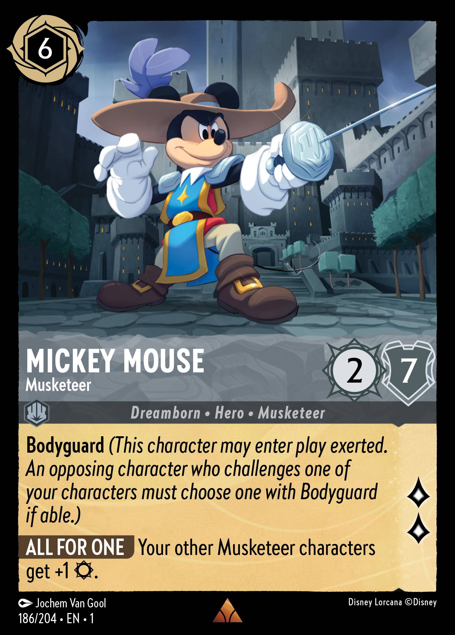 Mickey Mouse - Musketeer - Disney Lorcana Card