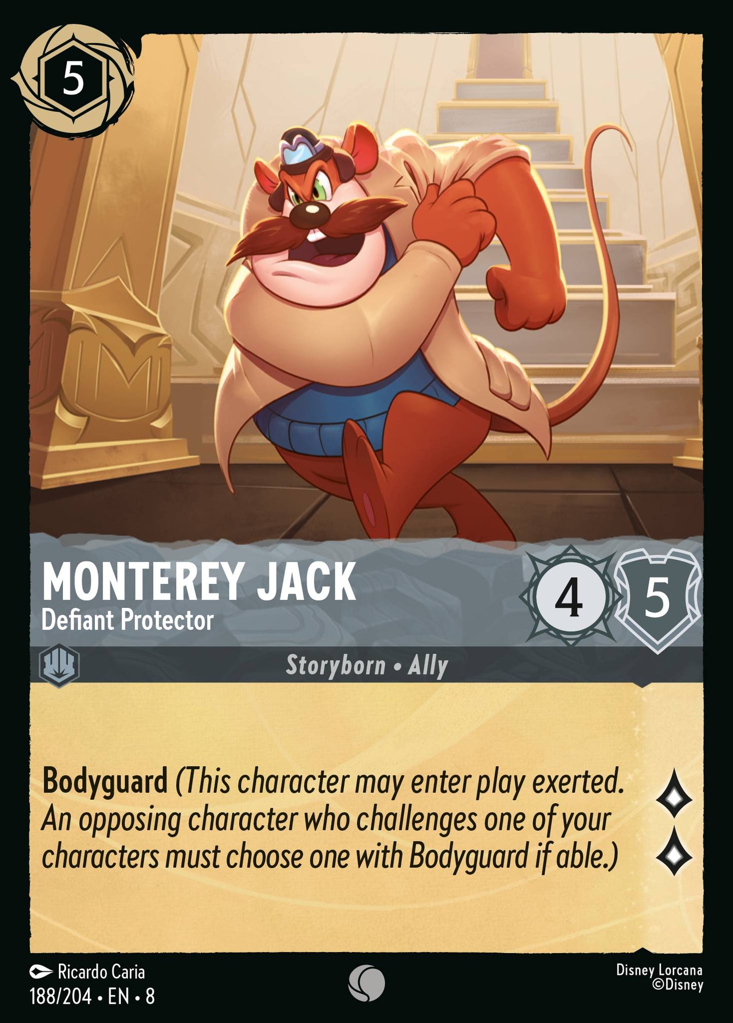 Monterey Jack - Defiant Protector - Common Lorcana Card