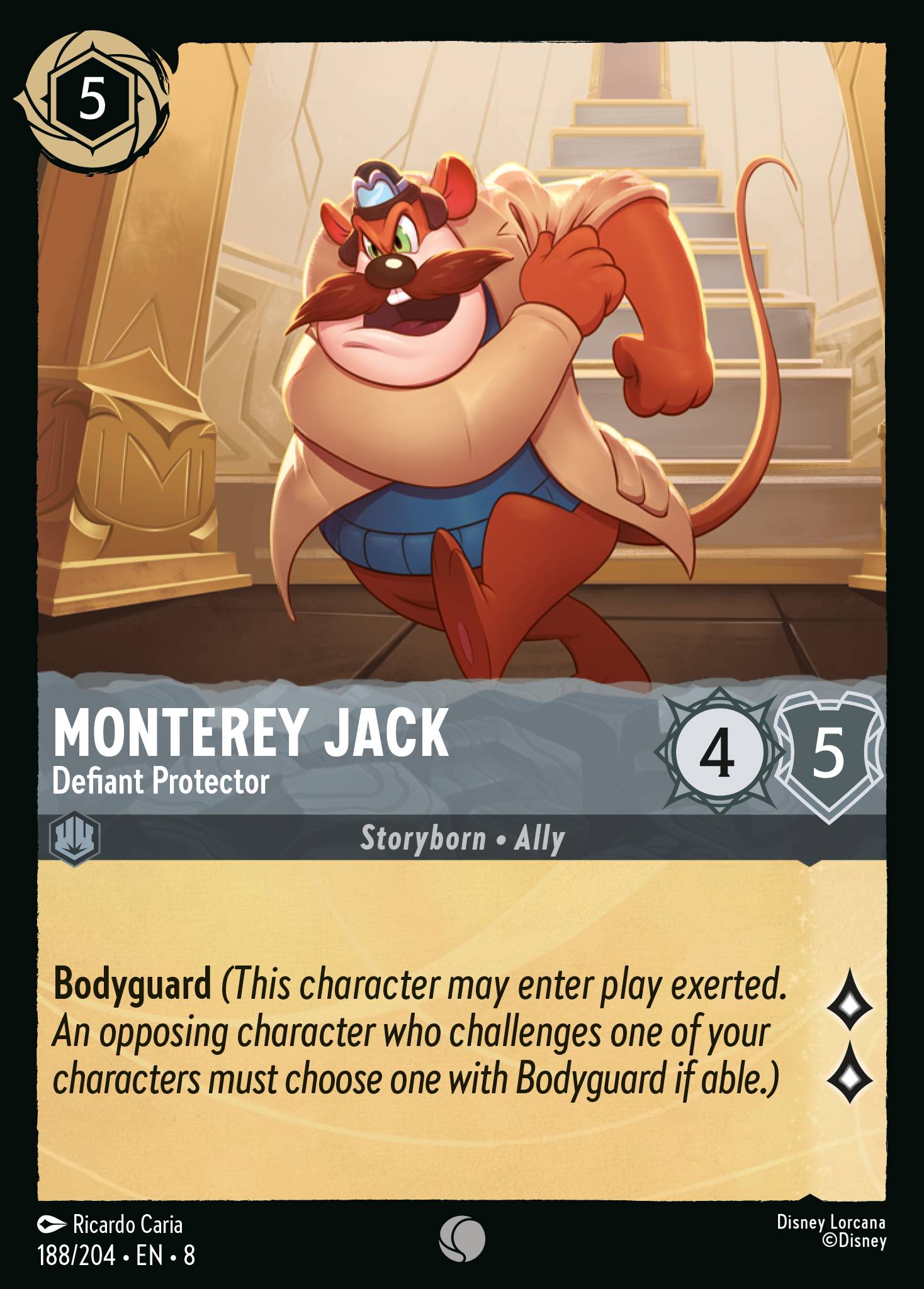 Monterey Jack - Defiant Protector - Common Lorcana Card