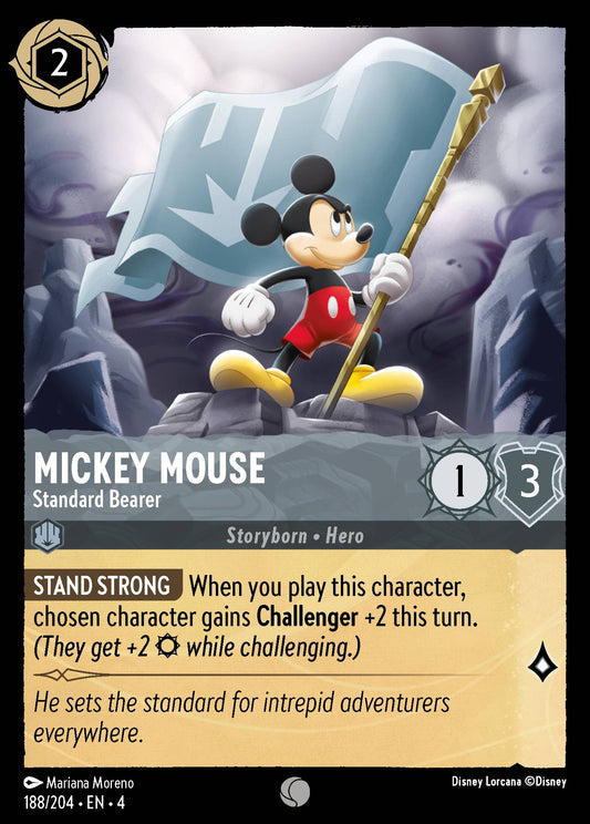 Mickey Mouse - Standard Bearer - Common Lorcana Card