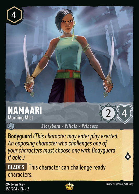 Namaari - Morning Mist - Legendary Lorcana Card