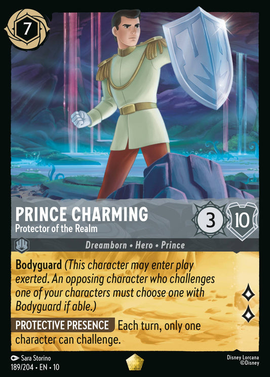 Prince Charming - Protector of the Realm - Legendary Lorcana Card