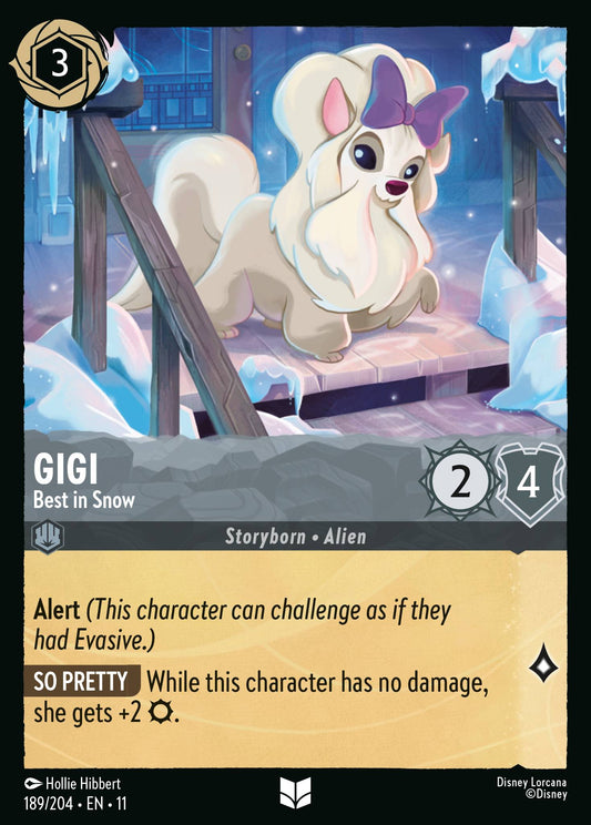 Gigi - Best in Snow - Uncommon Lorcana Card