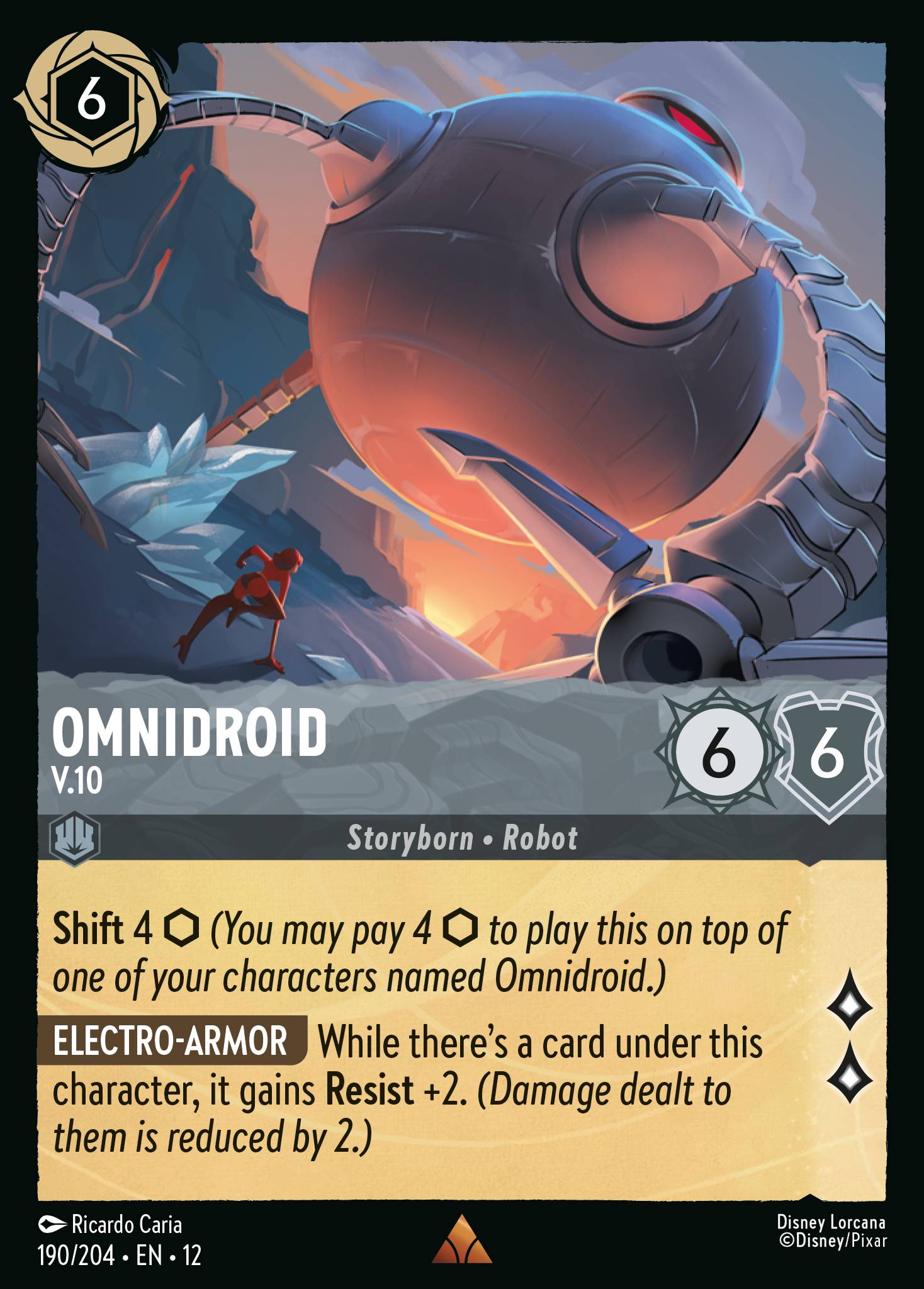 Omnidroid - V.10 - Rare Lorcana Card