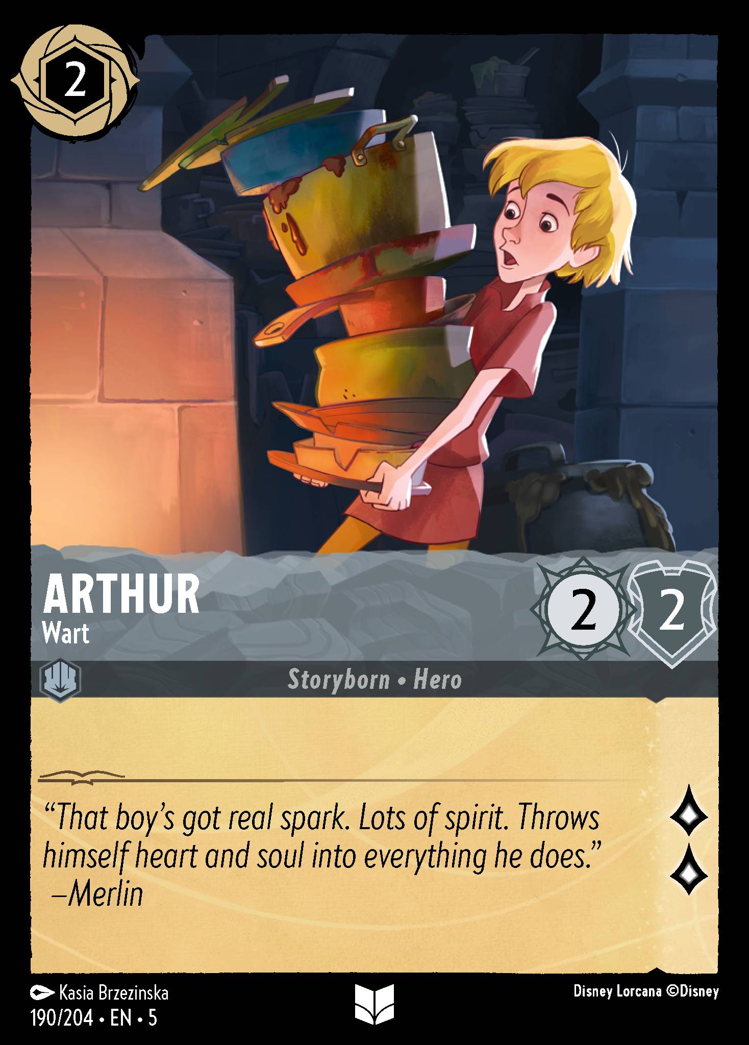 Arthur - Wart - Uncommon Lorcana Card